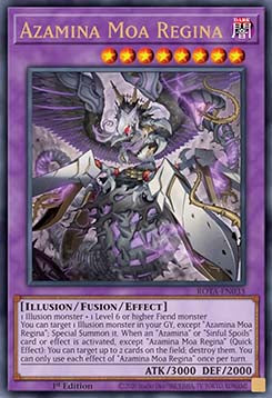 Azamina Moa Regina (V.1) ROTA-033 Ultra Rare Excellent Deutsch 1. Auflage