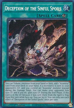 Täuschung und die sündhafte Beute (V.1) ROTA-055 Secret Rare Near Mint Deutsch 1. Auflage