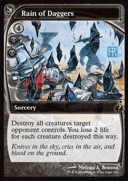 Rain of Daggers MB2-186 Rare Excellent Englisch