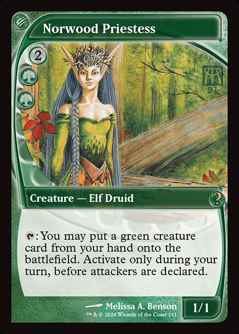 Norwood Priestess MB2-211 Rare Excellent Englisch