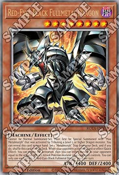 Rotäugiger schwarzer Vollmetalldrache (V.2) ROTA-005 Quarter Century Secret Rare Near Mint Deutsch 1. Auflage