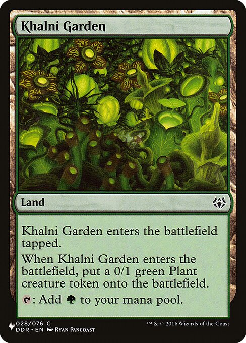 Khalni Garden MB2R- Common Excellent Englisch