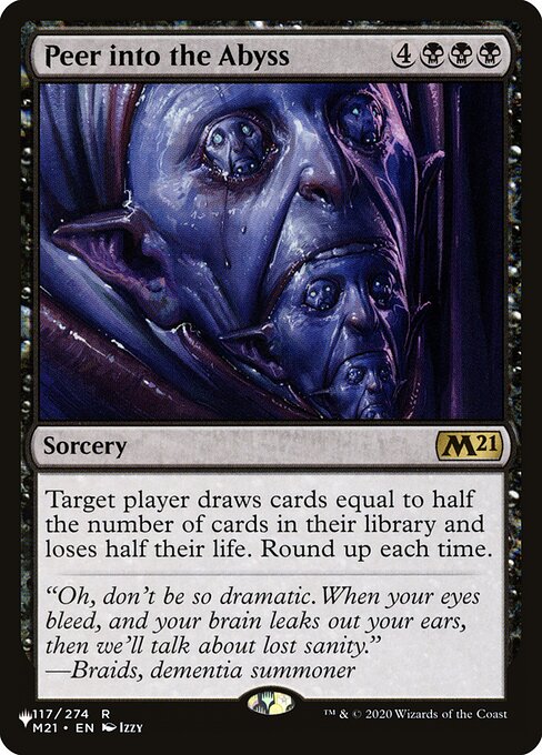 Peer into the Abyss MB2R- Rare Excellent Englisch