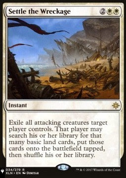 Settle the Wreckage MB2R- Rare Excellent Englisch