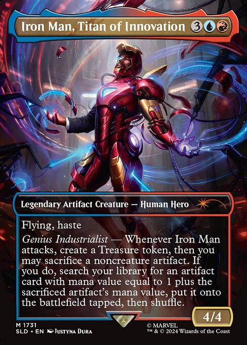 Iron Man, Titan of Innovation SLDMVL-1731 Mythic Near Mint Englisch Foil