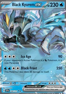 Schwarzes Kyurem ex SSP-048 Double Rare Excellent Deutsch