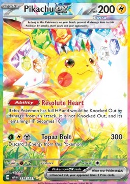 Pikachu ex SSP-238 Special Illustration Rare Near Mint Deutsch