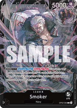 Smoker (OP02-093) ST-19 Leader Near Mint Englisch