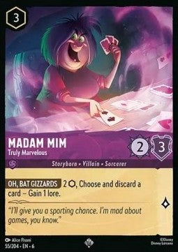 Madame Mim - Wahrlich wunderbar 6AZS-55 Super Rare Near Mint Englisch