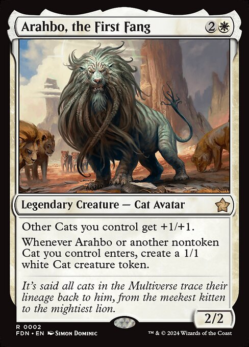 Arahbo, the First Fang FDN-2 Rare Near Mint Englisch