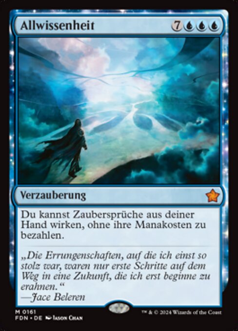 Allwissenheit FDN-161 Mythic Near Mint Deutsch
