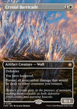 Crystal Barricade XFDN-296 Rare Near Mint Englisch Foil