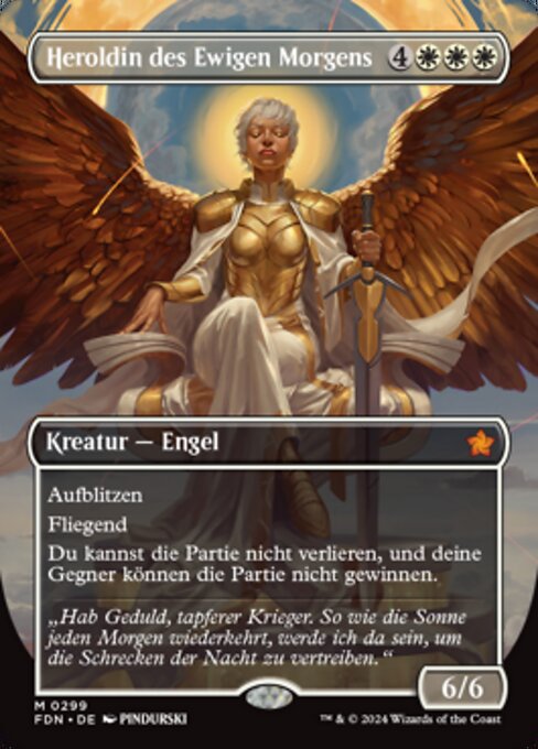 Heroldin des Ewigen Morgens (V.1) XFDN-299 Mythic Near Mint Deutsch