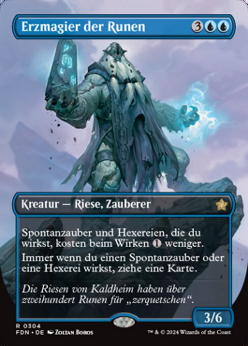 Archmage of Runes (V.1) XFDN-304 Rare Near Mint Deutsch