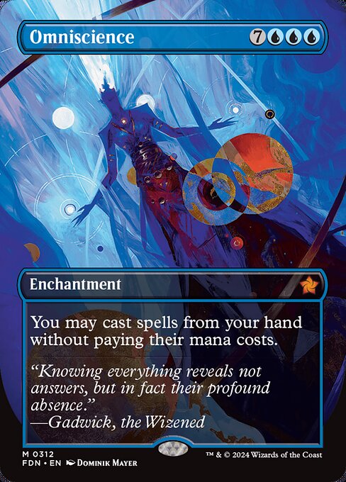 Omniscience XFDN-312 Mythic Near Mint Englisch Foil