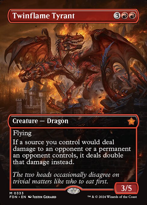 Twinflame Tyrant XFDN-333 Mythic Near Mint Englisch Foil