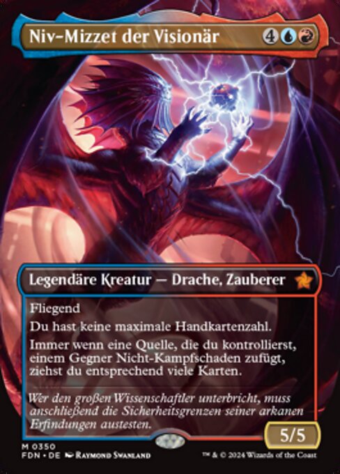 Niv-Mizzet der Visionär (V.1) XFDN-350 Mythic Near Mint Deutsch