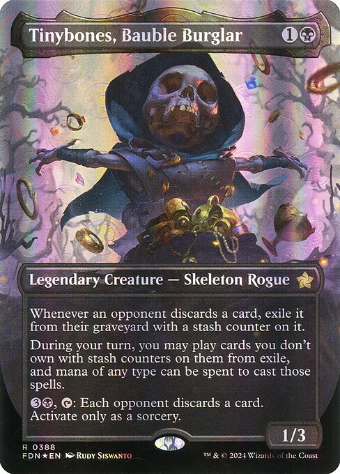 Tinybones, Bauble Burglar (V.2) XFDN-388 Rare Near Mint Englisch Foil