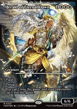 Heroldin des Ewigen Morgens (V.3) XFDN-423 Mythic Near Mint Englisch Foil