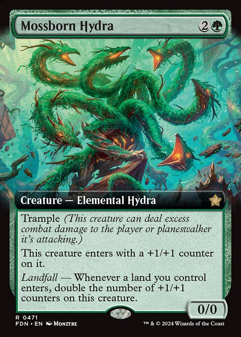 Moosgeborene Hydra (V.3) XFDN-471 Rare Near Mint Englisch Foil