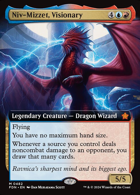 Niv-Mizzet, Visionary XFDN-482 Mythic Near Mint Englisch Foil