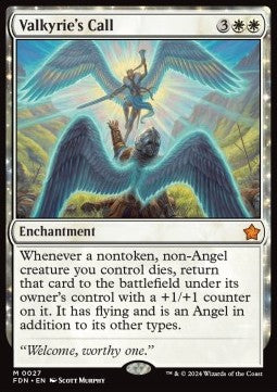 Ruf der Walküre FDN-27 Mythic Near Mint Englisch Foil