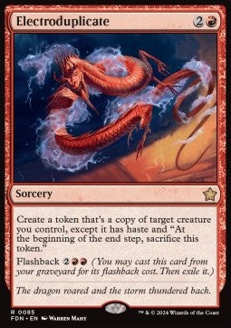 Electroduplicate FDN-85 Rare Near Mint Englisch Foil