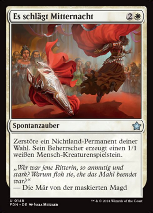 Es schlägt Mitternacht FDN-148 Uncommon Near Mint Deutsch