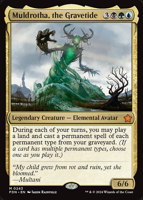 Muldrotha die Gräberflut FDN-243 Mythic Near Mint Englisch Foil