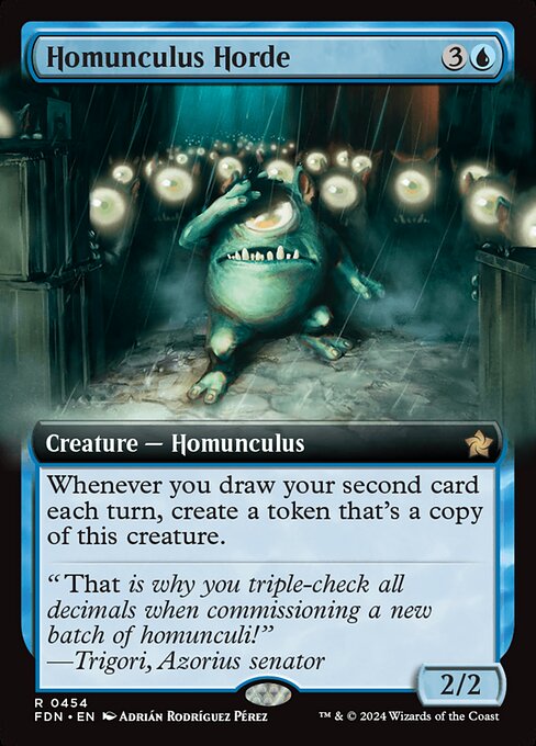 Homunculus Horde XFDN-454 Rare Excellent Englisch