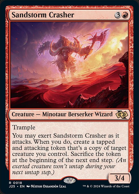 Sandstorm Crasher J25-18 Rare Near Mint Englisch