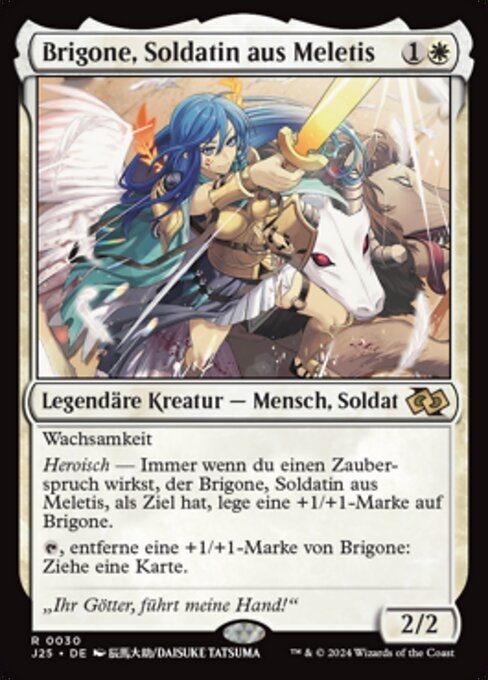 Brigone, Soldier of Meletis J25-30 Rare Near Mint Deutsch