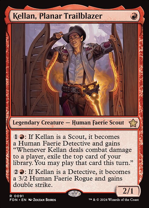 Kellan, Planar Trailblazer FDN-91 Rare Near Mint Englisch
