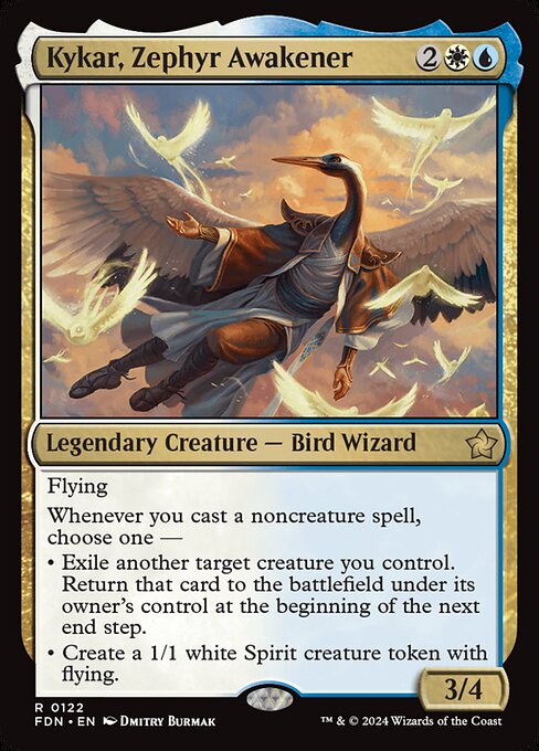 Kykar, Zephyr Awakener FDN-122 Rare Near Mint Englisch Foil