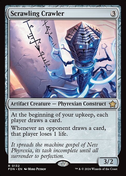 Scrawling Crawler FDN-132 Rare Near Mint Englisch Foil