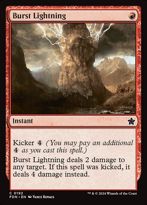 Burst Lightning FDN-192 Common Near Mint Englisch Foil