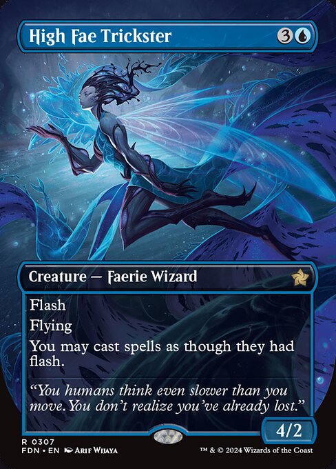 High Fae Trickster XFDN-307 Rare Near Mint Englisch Foil