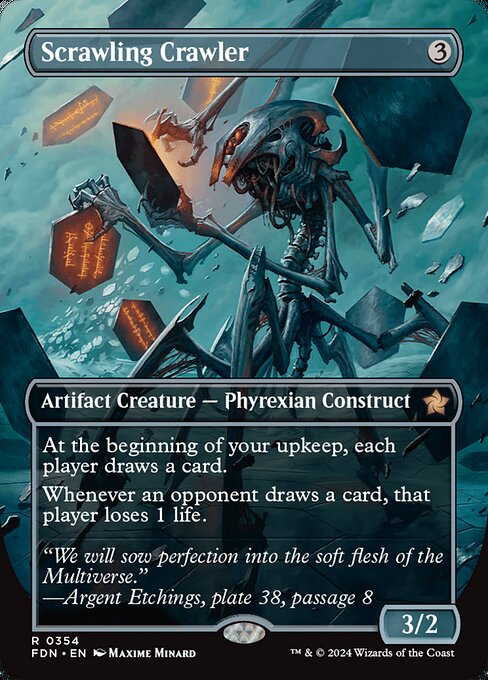 Scrawling Crawler XFDN-354 Rare Near Mint Englisch Foil