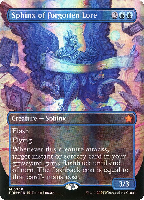 Sphinx of Forgotten Lore XFDN-380 Mythic Near Mint Englisch Foil