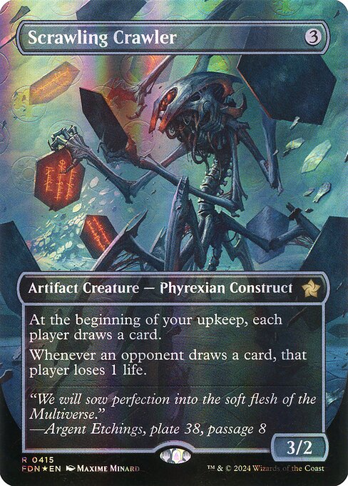 Kritzelnder Krabbler (V.2) XFDN-415 Rare Near Mint Englisch Foil