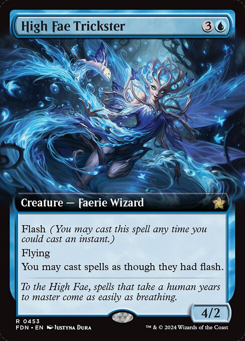 High Fae Trickster (V.3) XFDN-453 Rare Near Mint Englisch Foil