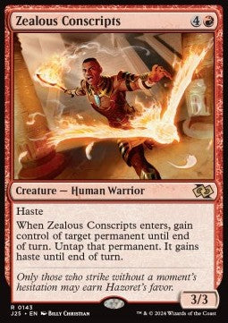 Zealous Conscripts J25-143 Rare Near Mint Englisch