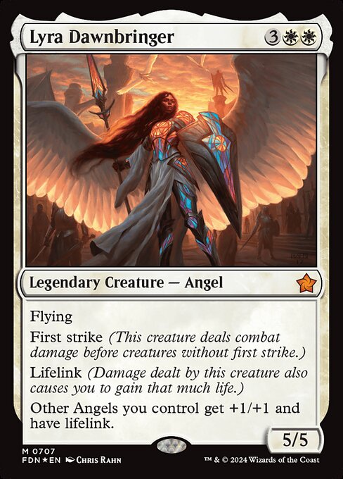 Lyra Dawnbringer SFDN-707 Mythic Excellent Englisch Foil