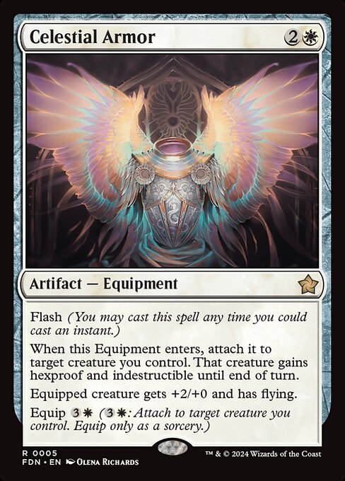 Celestial Armor FDN-5 Rare Good Englisch