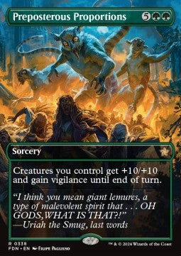 Aberwitziges Ausmaß (V.1) XFDN-338 Rare Near Mint Deutsch