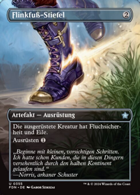 Flinkfuß-Stiefel XFDN-355 Uncommon Excellent Deutsch