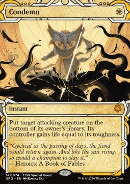 Condemn SPG-74 Mythic Near Mint Englisch Foil