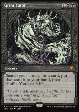 Grim Tutor SPG-76 Mythic Near Mint Englisch