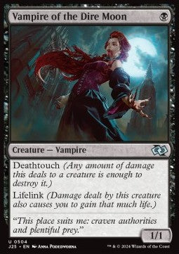 Vampire of the Dire Moon J25-504 Uncommon Near Mint Englisch