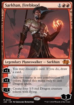 Sarkhan, Fireblood J25-593 Mythic Excellent Englisch